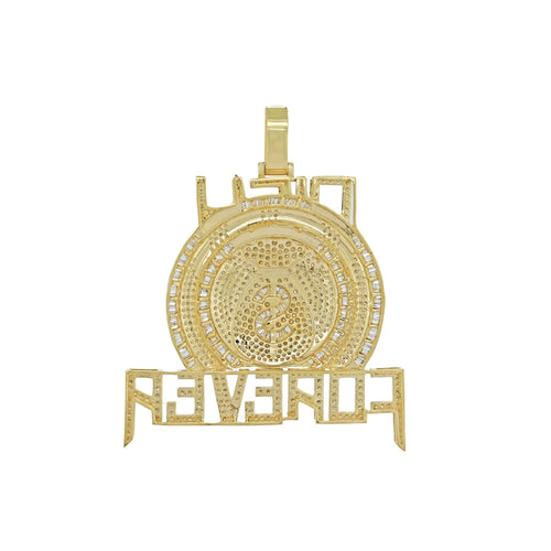 Legacy of Luxury: 14k Gold 'Rich Forever' Pendant