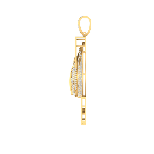 Legacy of Luxury: 14k Gold 'Rich Forever' Pendant