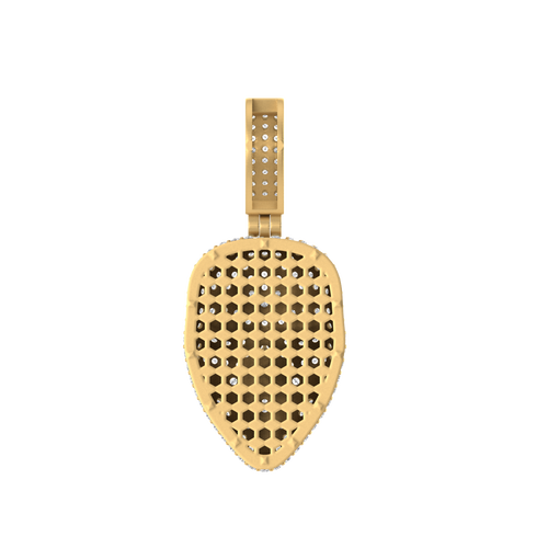 Gangster's Glory: 14K Gold Mafia Pendant