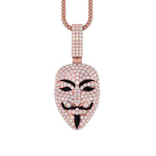 Gangster's Glory: 14K Gold Mafia Pendant