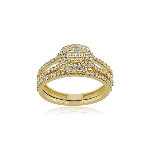 Golden Union: 14K Gold Fashionable Wedding Ring for Timeless Elegance