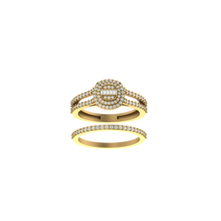 Golden Union: 14K Gold Fashionable Wedding Ring for Timeless Elegance