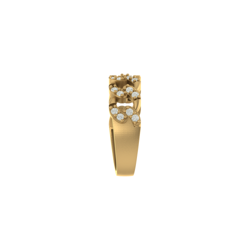 Everyday Elegance: 14K Gold Cuban Ring for Stylish Daily Wear