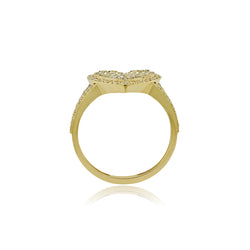 Forever Yours: 14K Gold Heart Shape Ring