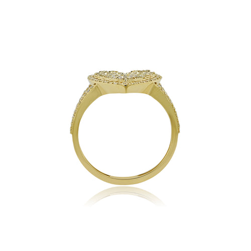 Forever Yours: 14K Gold Heart Shape Ring