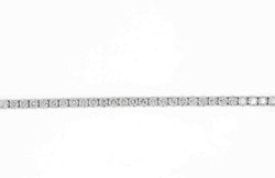 14K White Gold Diamond Tennis Bracelet | Timeless Elegance