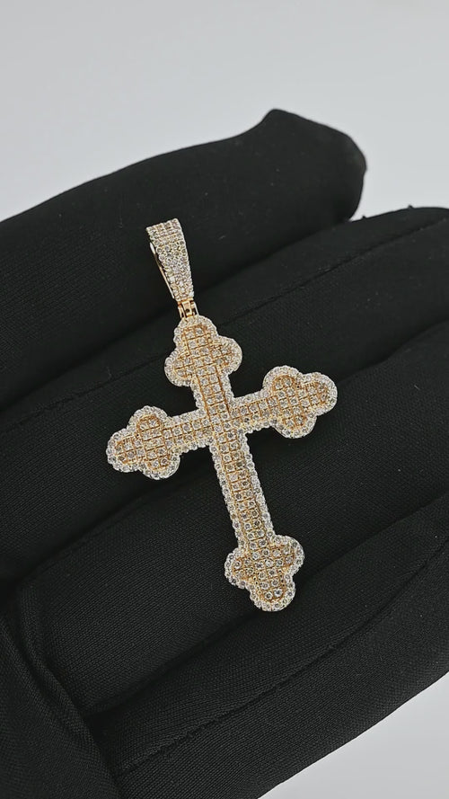 Divinity Defined: 14K Gold Cross Pendant