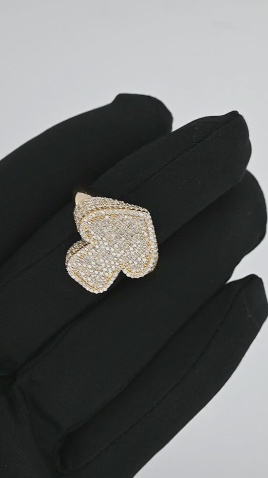 Royal Flush: 14K Gold Spade Ring